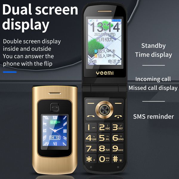 Cell Phones Unlocked 2G 3G 4G Touch Screen 2.4Inch Bluetooth Sos Senior Flip Mobile Phone 64M 1Gb Full Bands Gsm Wcdma Lte Mp3 Mp4 1150Mah Camera Torch Dual SIM, Grey
Cell Phones Unlocked 2G 3G 4G Touch Screen 2.4Inch Bluetooth Sos Senior Flip Mobile Phone 64M 1Gb Full Bands Gsm Wcdma Lte Mp3 Mp4 1150Mah Camera Torch Dual SIM, Grey