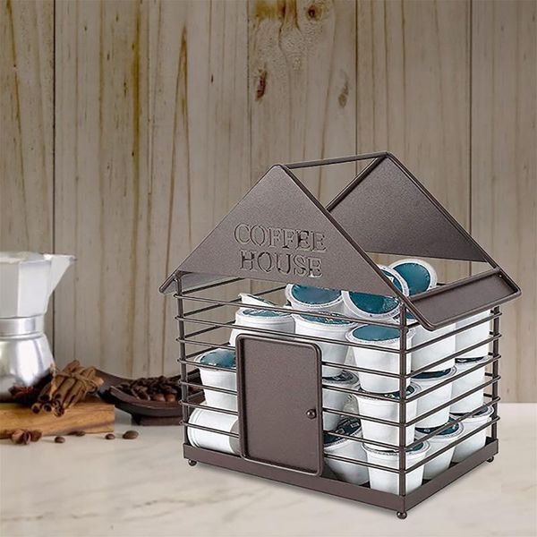 house-shaped coffee pod storage rack for counter bar holder cup mug shape basket kitchen & organization
house-shaped coffee pod storage rack for counter bar holder cup mug shape basket kitchen & organization