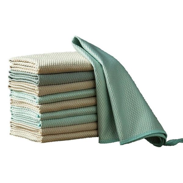 pack of 10 16x12 in microfiber cleaning cloth kitchen towels dish rags hand fast drying lint with hanging loop towel
pack of 10 16x12 in microfiber cleaning cloth kitchen towels dish rags hand fast drying lint with hanging loop towel