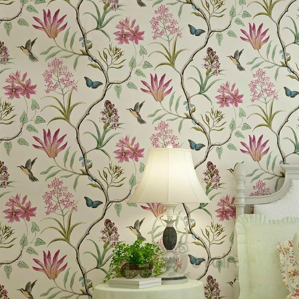 wallpapers non woven wallpaper bedroom wall covering modern vintage pink floral blue tropical butterfly birds flower paper
wallpapers non woven wallpaper bedroom wall covering modern vintage pink floral blue tropical butterfly birds flower paper