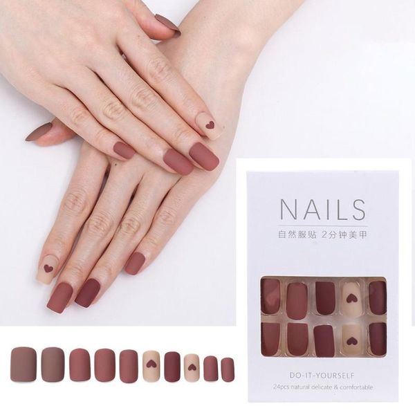 false nails 24pcs beauty nail art full cover love heart matte artificial fake, Red;gold
false nails 24pcs beauty nail art full cover love heart matte artificial fake, Red;gold