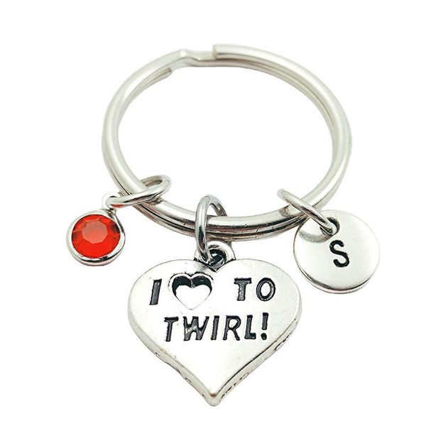 keychains i love to twirl initial letter birthstone keyring creative fashion jewelry women gifts pendant, Silver
keychains i love to twirl initial letter birthstone keyring creative fashion jewelry women gifts pendant, Silver