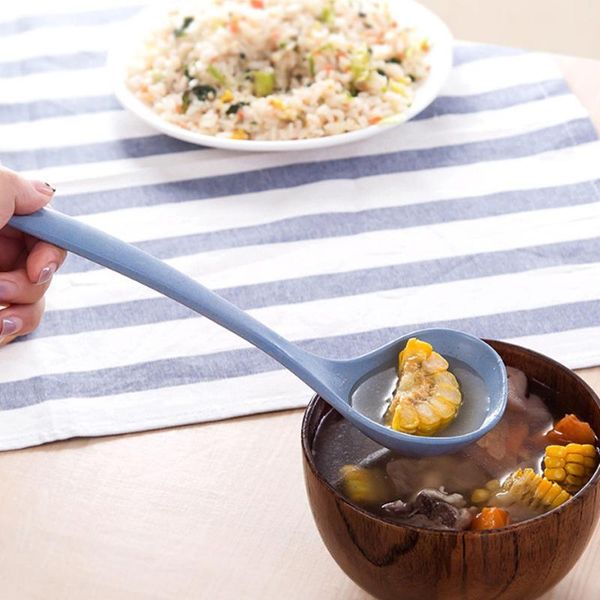 spoons eco-friendly wheat straw soup spoon long handle kitchen tableware dinner tools
spoons eco-friendly wheat straw soup spoon long handle kitchen tableware dinner tools