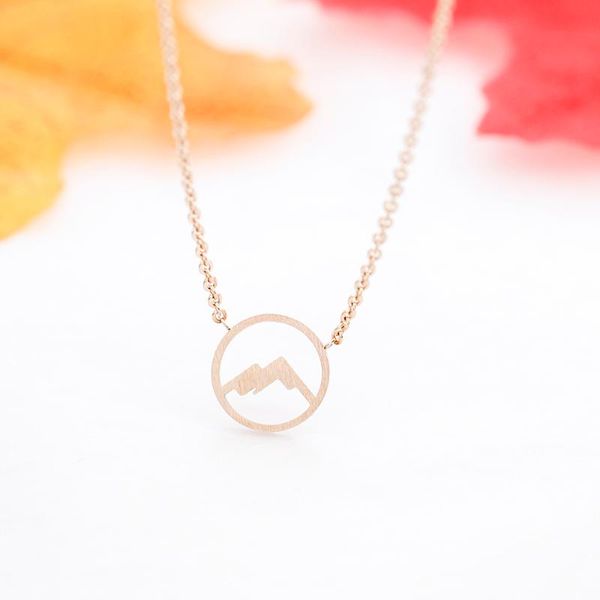 pendant necklaces wholesale 10pcs friend gifts rose gold color mountain pendants for women fashion jewelry, Silver
pendant necklaces wholesale 10pcs friend gifts rose gold color mountain pendants for women fashion jewelry, Silver