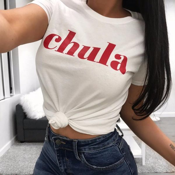 women's t-shirt summer tees funny slogan shirts latina print cool ladies crewneck grunge tumblr, White
women's t-shirt summer tees funny slogan shirts latina print cool ladies crewneck grunge tumblr, White