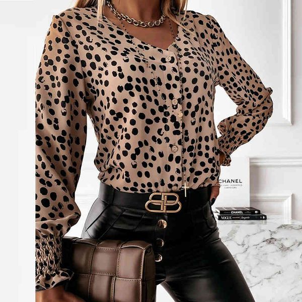 elegant v neck button office lady pullover shirt autumn winter long sleeve women blouse polka dot ruffle casual blusas x0521, White
elegant v neck button office lady pullover shirt autumn winter long sleeve women blouse polka dot ruffle casual blusas x0521, White