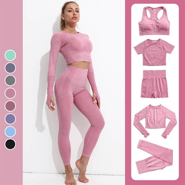 yoga outfit 5pcs seamless women set gym fitness clothing high waist leggings sports suit workout jogging tights push up sportswear
yoga outfit 5pcs seamless women set gym fitness clothing high waist leggings sports suit workout jogging tights push up sportswear