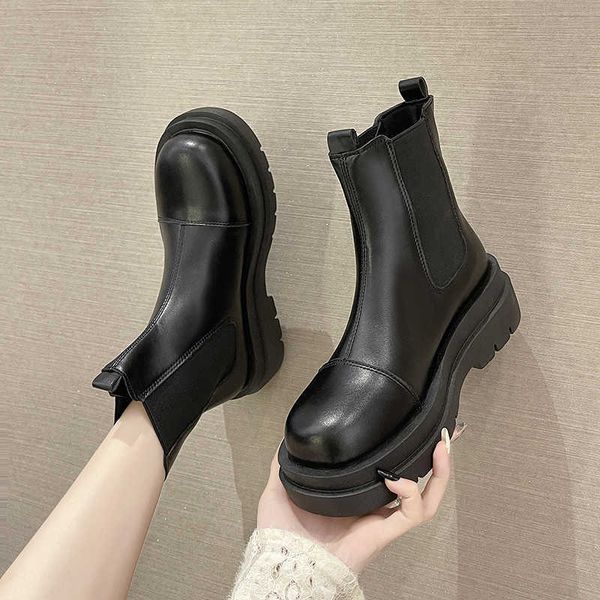 round toe shoes women's boots autumn luxury designer boots-women fashion 2021 ankle rubber ladies rock med rome slip-on basic s y1018, Black
round toe shoes women's boots autumn luxury designer boots-women fashion 2021 ankle rubber ladies rock med rome slip-on basic s y1018, Black