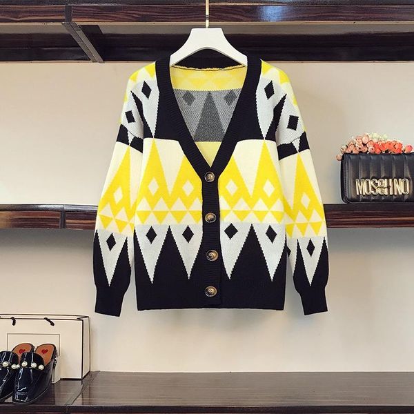 women's knits & tees yards dress fat younger sister fall in the spring of 2021 easing ling, long sleeve v-neck sweater coat, White
women's knits & tees yards dress fat younger sister fall in the spring of 2021 easing ling, long sleeve v-neck sweater coat, White