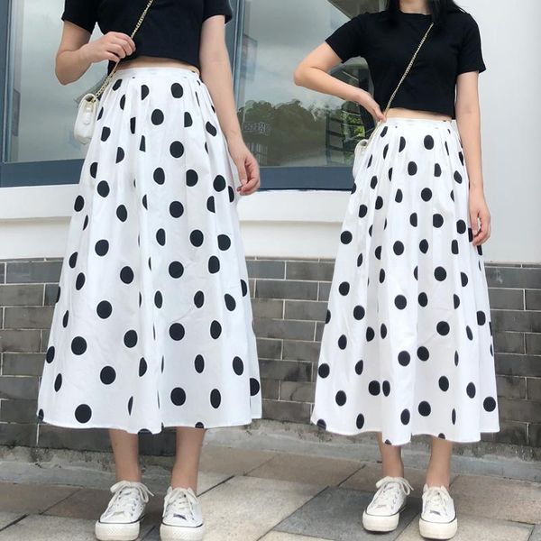 skirts black and white dot print maxi for french fashion retro clothes office ladies casual streetwear girls simple long skirt
skirts black and white dot print maxi for french fashion retro clothes office ladies casual streetwear girls simple long skirt