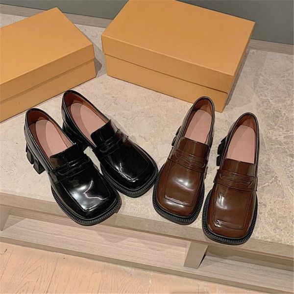 dress shoes pxelena vintage punk gothic street split leather pumps women slip on square toe chunky block high heels lady loafers, Black
dress shoes pxelena vintage punk gothic street split leather pumps women slip on square toe chunky block high heels lady loafers, Black