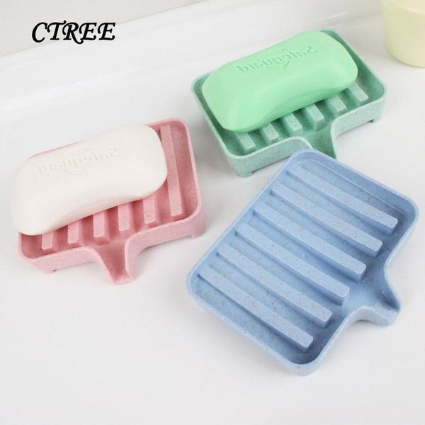 creative drain soap boxs dishes storage holder soapbox plate tray wheat straw kitchen bathroom accesories c294
creative drain soap boxs dishes storage holder soapbox plate tray wheat straw kitchen bathroom accesories c294