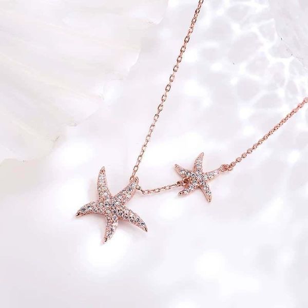pendant necklaces fashion double starfish necklace for women stars rhinestone jewelry party gift, Silver
pendant necklaces fashion double starfish necklace for women stars rhinestone jewelry party gift, Silver
