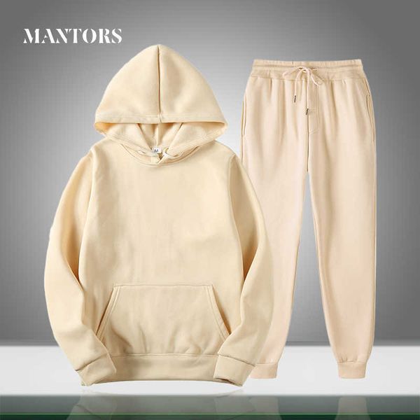 brand men casual sets solid color spring autumn men's hoodies+pants two piece tracksuit trendy sportswear hooded set male 211006, Gray
brand men casual sets solid color spring autumn men's hoodies+pants two piece tracksuit trendy sportswear hooded set male 211006, Gray