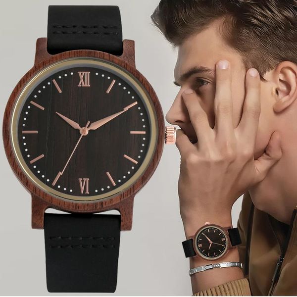 wristwatches vintage bamboo wood watches men analog clock male black leather band casual quartz retro wristwatch relojes hombre drop, Slivery;brown
wristwatches vintage bamboo wood watches men analog clock male black leather band casual quartz retro wristwatch relojes hombre drop, Slivery;brown