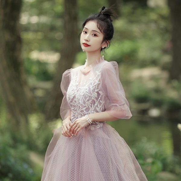 ethnic clothing women long a-line evening dress elegant sequined wedding backless party toast gown, Red
ethnic clothing women long a-line evening dress elegant sequined wedding backless party toast gown, Red