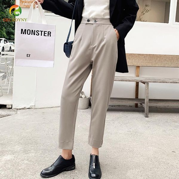 women's pants & capris plus size spring formal women high waist harem elegant trousers female ol autumn ankle-length, Black;white
women's pants & capris plus size spring formal women high waist harem elegant trousers female ol autumn ankle-length, Black;white