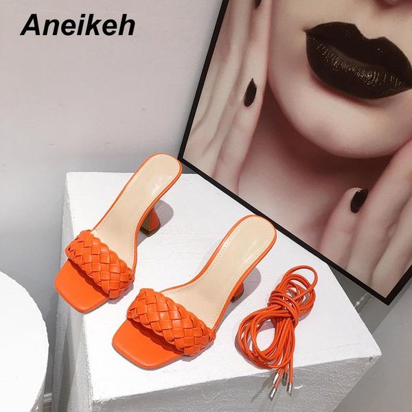 aneikeh woven fabric slippers women summer peep toe high heel fashion slip on thin heels slides ladies party shoe, Black
aneikeh woven fabric slippers women summer peep toe high heel fashion slip on thin heels slides ladies party shoe, Black