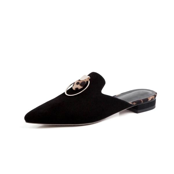 slippers kmeioo fashion muller shoes women spring casual pointed toe flip comfort leopard grain black flat
slippers kmeioo fashion muller shoes women spring casual pointed toe flip comfort leopard grain black flat