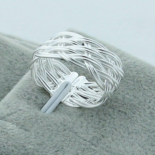 cluster rings 925 sterling silver cross weave ring for women wedding engagement party fashion charm jewelry, Golden;silver
cluster rings 925 sterling silver cross weave ring for women wedding engagement party fashion charm jewelry, Golden;silver