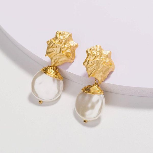 dangle & chandelier gold color alloy irregular freshwater pearl earrings 2021 original women girls statement for party charm, Silver
dangle & chandelier gold color alloy irregular freshwater pearl earrings 2021 original women girls statement for party charm, Silver