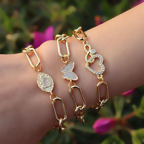 link, chain hip hop rock link bracelet cz white stone small heart elephant butterfly bracelets jewelry for women birthday gifts, Black
link, chain hip hop rock link bracelet cz white stone small heart elephant butterfly bracelets jewelry for women birthday gifts, Black