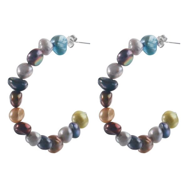 hoop & huggie freshwater baroque pearl fashion handmade 925 sterling silver earrings round shape jewelry with c hoops, Golden;silver
hoop & huggie freshwater baroque pearl fashion handmade 925 sterling silver earrings round shape jewelry with c hoops, Golden;silver