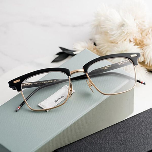 fashion sunglasses frames york thom brand designer half frame glasses for men women square semi rimless eyeglasses optical prescription eyew, Black
fashion sunglasses frames york thom brand designer half frame glasses for men women square semi rimless eyeglasses optical prescription eyew, Black