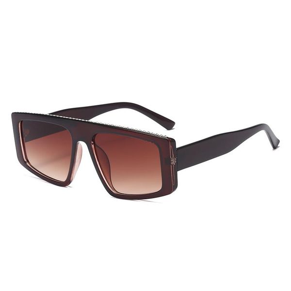 flat square sunglasses women fashion gradient sun glasses diamond frame eyewear uv400, White;black
flat square sunglasses women fashion gradient sun glasses diamond frame eyewear uv400, White;black