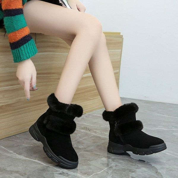 boots drop black fur warm female zippper faux suede thick plush non-slip platform snow woman winter women
boots drop black fur warm female zippper faux suede thick plush non-slip platform snow woman winter women