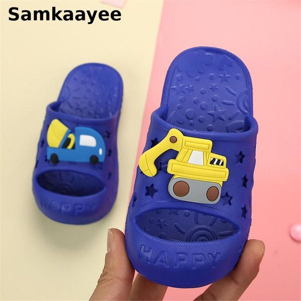 slipper 0-10y kids slippers summer children sandals girls boys cartoon excavator shoes soft bottom non-slip baby beach flip flops y14, Black;grey
slipper 0-10y kids slippers summer children sandals girls boys cartoon excavator shoes soft bottom non-slip baby beach flip flops y14, Black;grey