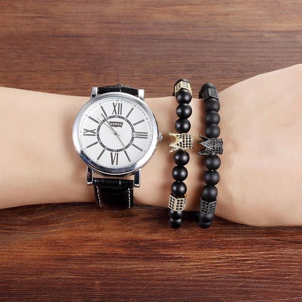 charm bracelets jaafar 2021 fashion diy crown bracelet men's mamatted stone beads christmas ornaments as524, Golden;silver
charm bracelets jaafar 2021 fashion diy crown bracelet men's mamatted stone beads christmas ornaments as524, Golden;silver