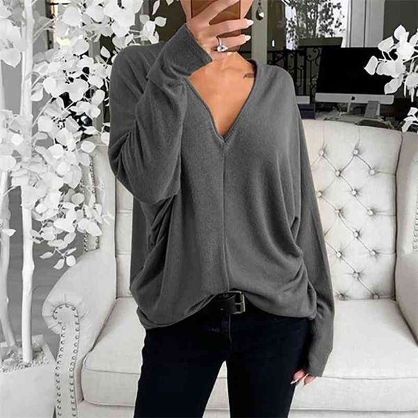 women solid autumn basic loose long sleeve t shirts casual black white t-shirt camiseta korean style plus size 210520
women solid autumn basic loose long sleeve t shirts casual black white t-shirt camiseta korean style plus size 210520