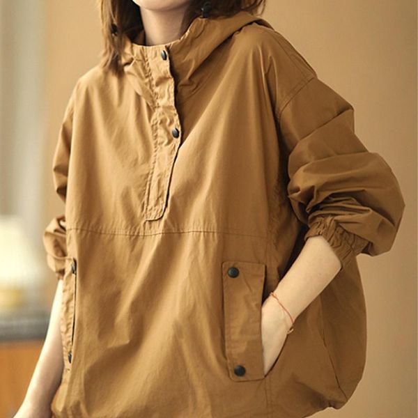 women's jackets autumn style womens punk loose british design female casual turtleneck hooded harajuku fashion clothes, Black;brown
women's jackets autumn style womens punk loose british design female casual turtleneck hooded harajuku fashion clothes, Black;brown