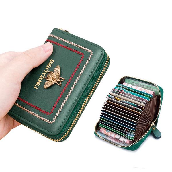 card holders genuine leather wallets small female purse solid split short bee women fashion high capacity holder coin wallet, Brown;gray
card holders genuine leather wallets small female purse solid split short bee women fashion high capacity holder coin wallet, Brown;gray