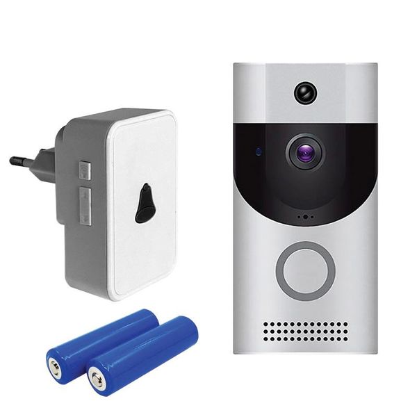 higestone outdoor video doorbell wireless tf card ring bell monitor viewer ir led night vision peephole wifi app control pir door phones
higestone outdoor video doorbell wireless tf card ring bell monitor viewer ir led night vision peephole wifi app control pir door phones