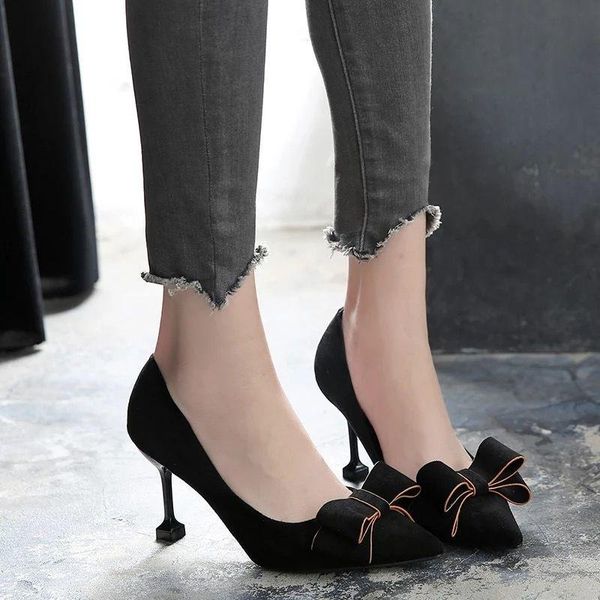 dress shoes women heels autumn high women's 2021 bowknot chaussure femme zapatos mujer, Black
dress shoes women heels autumn high women's 2021 bowknot chaussure femme zapatos mujer, Black