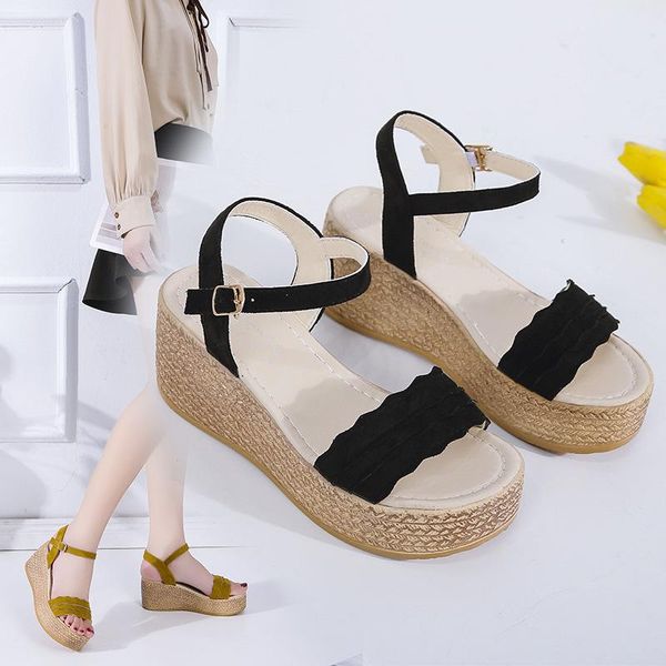sandals ins summer buckle women's velvet flock fish mouth fashion high heel platform open toes women shoes drop, Black
sandals ins summer buckle women's velvet flock fish mouth fashion high heel platform open toes women shoes drop, Black