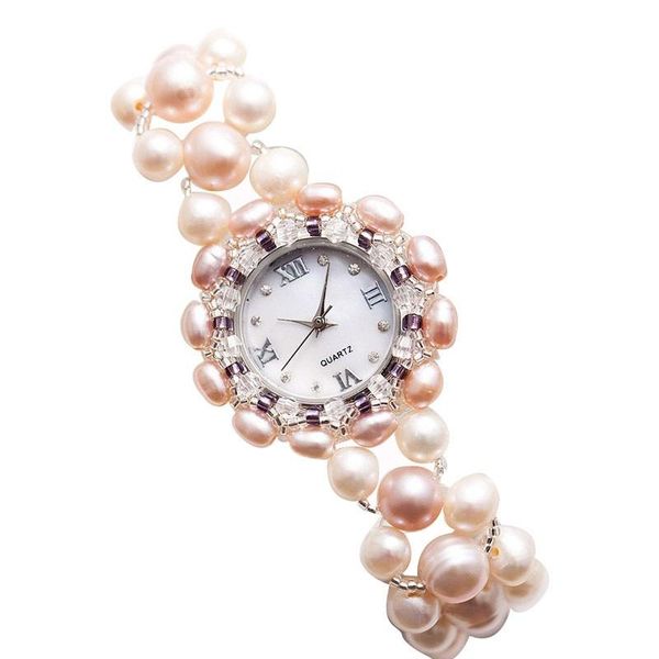 wristwatches novelty nature pearl jewelry quartz watch for women wrist adults teens students wristwatch gifts, Slivery;brown
wristwatches novelty nature pearl jewelry quartz watch for women wrist adults teens students wristwatch gifts, Slivery;brown