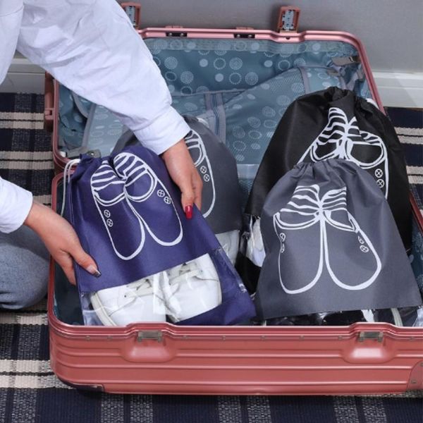1pc waterproof shoes storage bag m/l portable travel organizer drawstring dust-proof non-woven clothes bags
1pc waterproof shoes storage bag m/l portable travel organizer drawstring dust-proof non-woven clothes bags