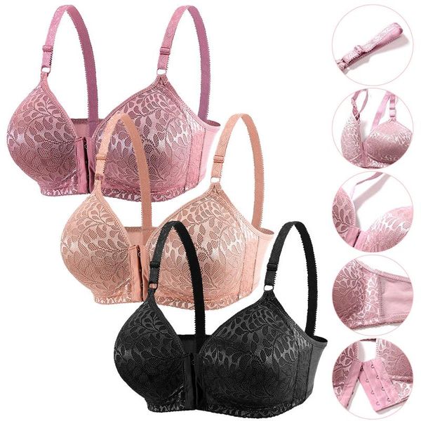 bras fixed double shoulder bra with thin die cup front buckle corset overbust zero pressure solid color for women sleepwear, Red;black
bras fixed double shoulder bra with thin die cup front buckle corset overbust zero pressure solid color for women sleepwear, Red;black