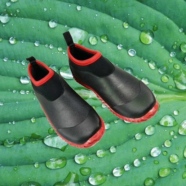 garden safety work shoes for men women non-slip waterproof rubber rain boots slip on car wash rain shoes plus size 36-46, Black
garden safety work shoes for men women non-slip waterproof rubber rain boots slip on car wash rain shoes plus size 36-46, Black