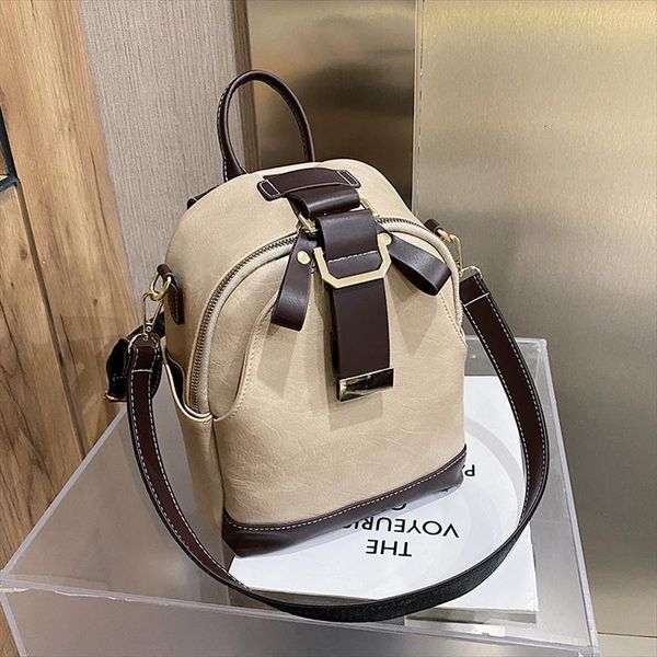 women backpack contrast fashion wild shoulder school bag pu leather travel large capacity ladies backpacks bags girls
women backpack contrast fashion wild shoulder school bag pu leather travel large capacity ladies backpacks bags girls