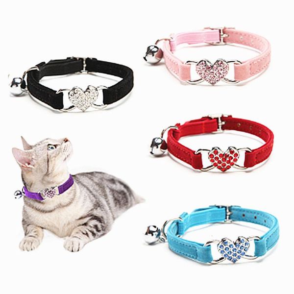 pet dog cat collar with heart shaped crystal diamond for kitten puppy leash small supplies collars & leads
pet dog cat collar with heart shaped crystal diamond for kitten puppy leash small supplies collars & leads