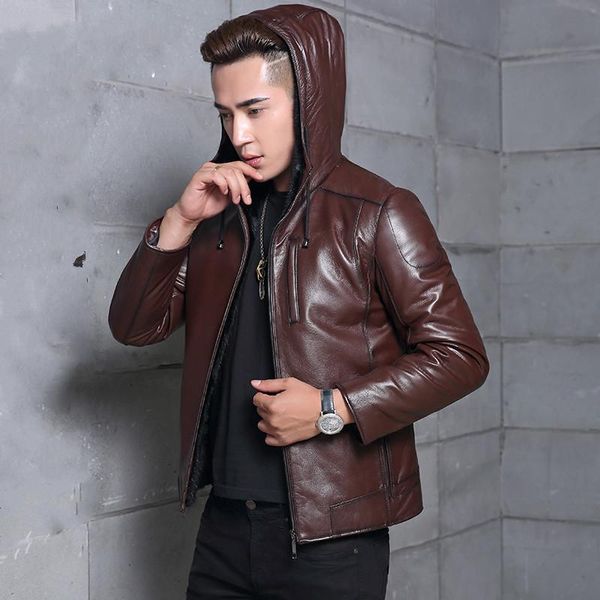 mink liner genuine leather clothes mens hooded shearling male winter thick coat overcoats jacket men's & faux, Black
mink liner genuine leather clothes mens hooded shearling male winter thick coat overcoats jacket men's & faux, Black
