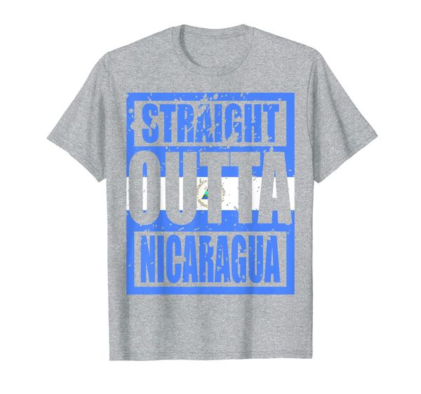 straight outta nicaragua tshirt funny gift t-shirt, White;black 
straight outta nicaragua tshirt funny gift t-shirt, White;black