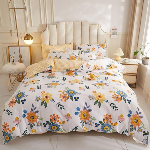 bedding sets the four-piece bedroom bed linen set winter thick warm cotton twill quilt cover fashion simple family el
bedding sets the four-piece bedroom bed linen set winter thick warm cotton twill quilt cover fashion simple family el