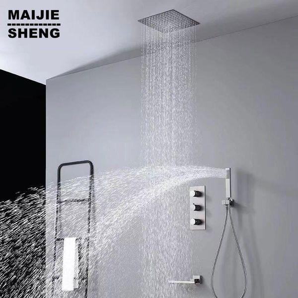 bathroom shower sets concealed rainfall european-style thermostatic intelligent digital display rain set wall-mounted massageshower
bathroom shower sets concealed rainfall european-style thermostatic intelligent digital display rain set wall-mounted massageshower