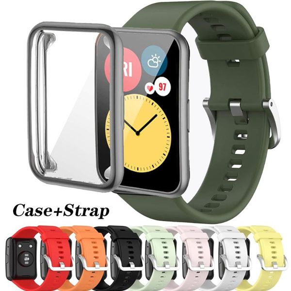 watch bands case+watchband for huawei fit strap smartwatch accessories cover wristband silicone bracelet 2021, Black;brown
watch bands case+watchband for huawei fit strap smartwatch accessories cover wristband silicone bracelet 2021, Black;brown