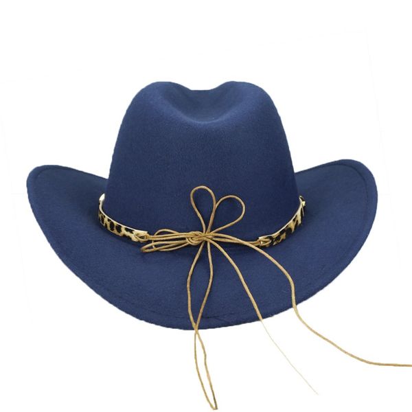 wide brim hats leopard ribbon belt men women western cowboy cow head band hat jazz british winter wool fedora cap 56-58cm 3606 q2, Blue;gray
wide brim hats leopard ribbon belt men women western cowboy cow head band hat jazz british winter wool fedora cap 56-58cm 3606 q2, Blue;gray